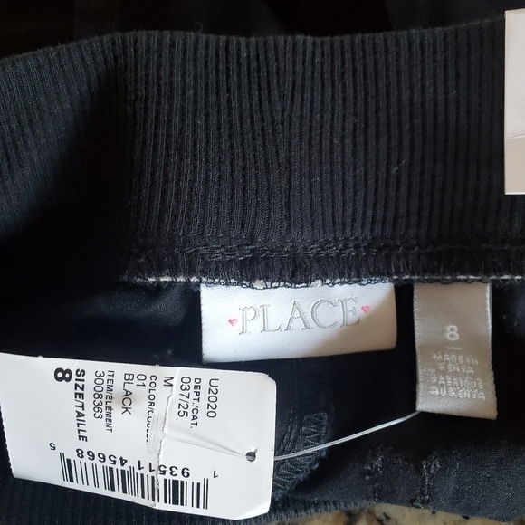 THE CHILDRENS PLACE BOYS SHORTS SZ 8 NWT BLACK DRAWSTRING ELASTIC WAIST - Picture 4 of 4